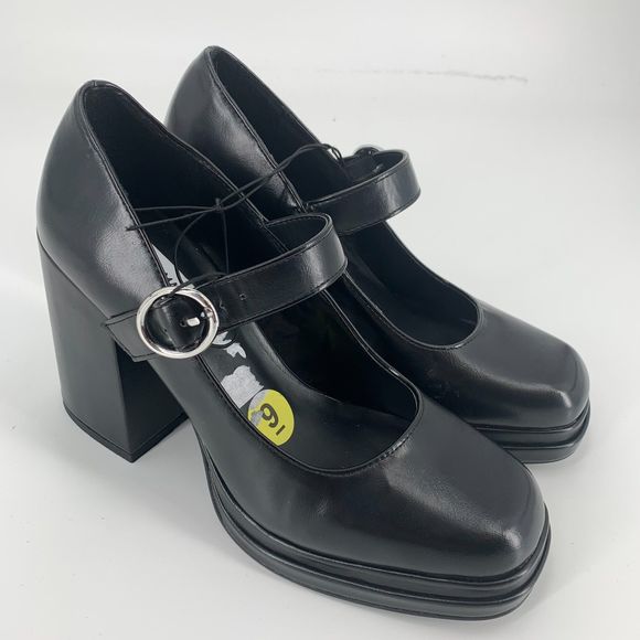 Steve Madden black mary jane pump heels 9 - Picture 4 of 5